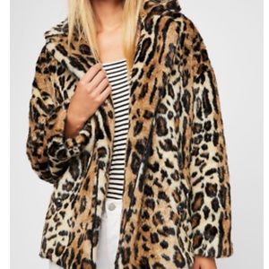 Free People Leopard Kate Coat